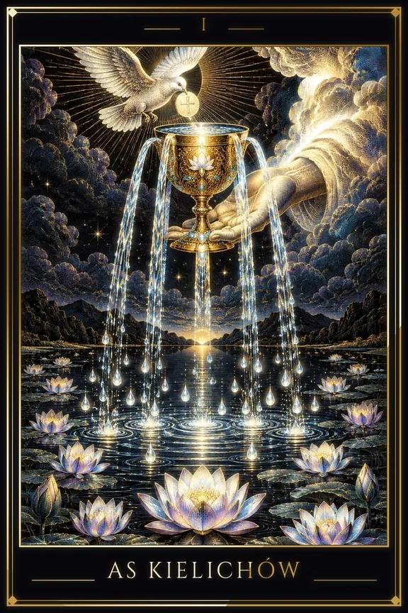 As Kielichów tarot card — Minor Arcana