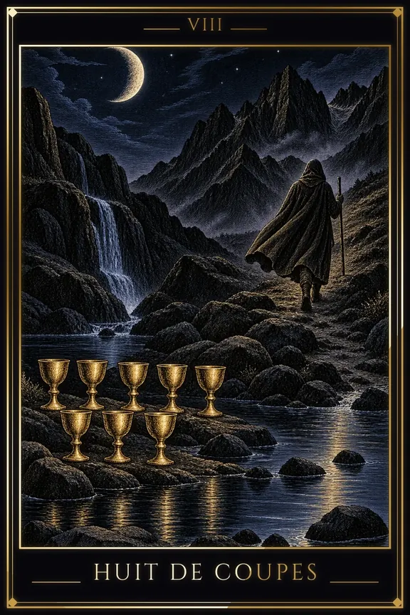 Eight of Cups tarot card
