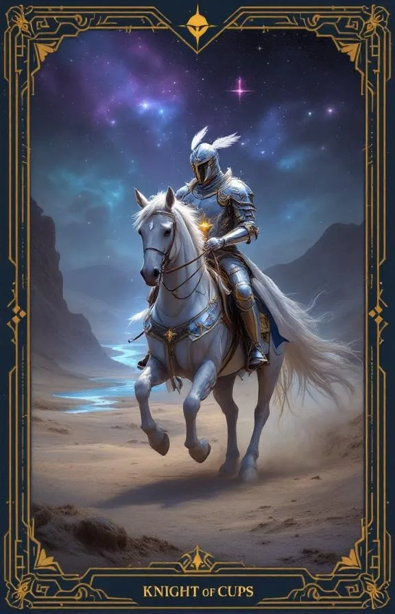 Ritter der Kelche tarot card