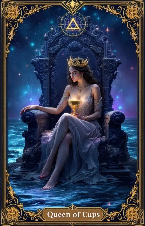 Rainha de Copas tarot card