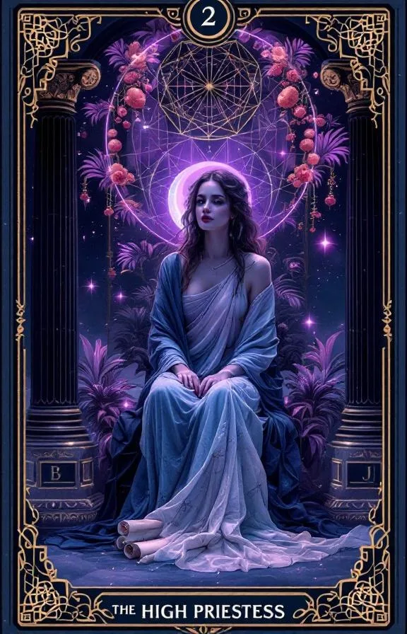 The High Priestess tarot card