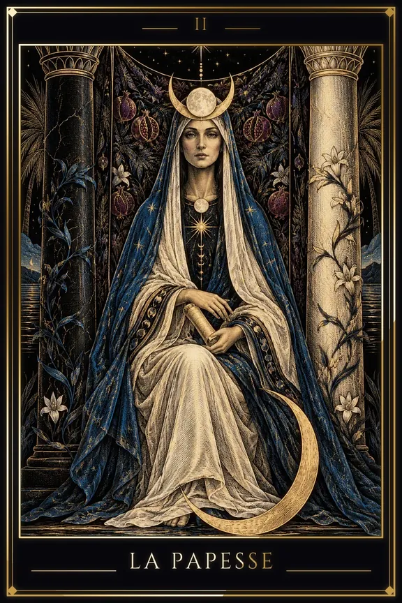 La Papesse tarot card
