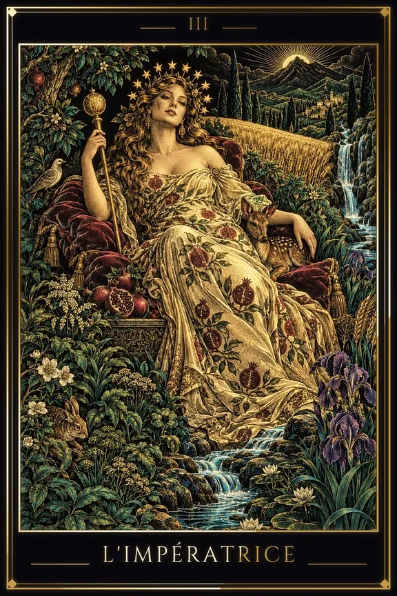 L'Impératrice tarot card