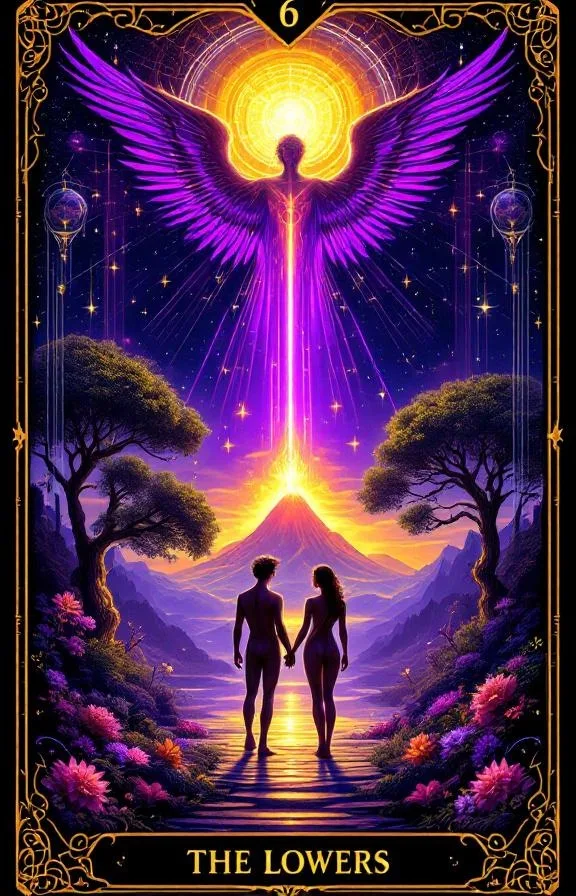 The Lovers tarot card