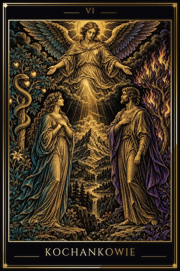Kochankowie tarot card — Major Arcana