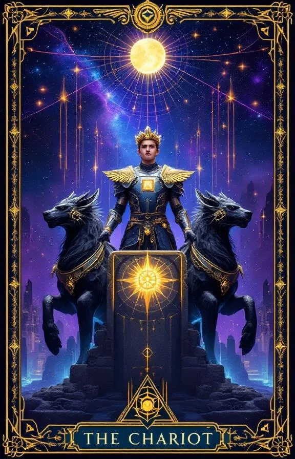 The Chariot tarot card