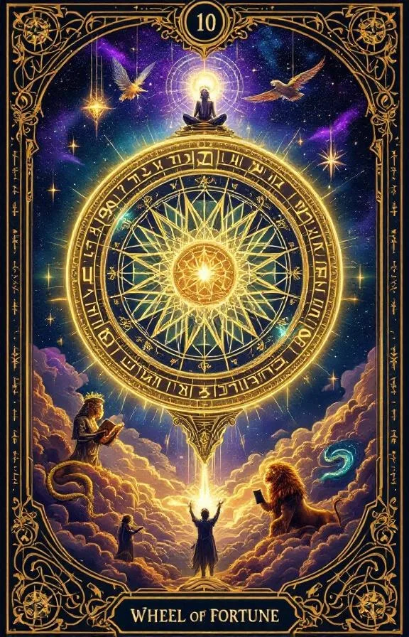 Wheel of Fortune tarot card