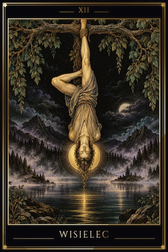 Wisielec tarot card — Major Arcana