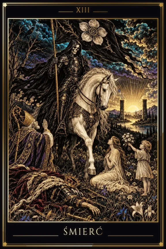 Śmierć tarot card