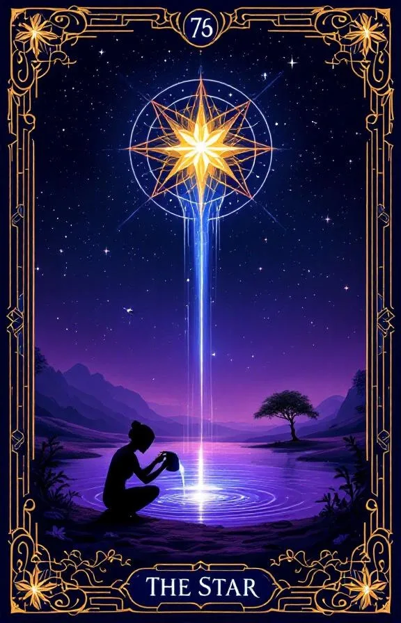 The Star tarot card