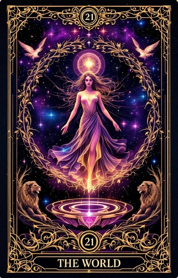 The World tarot card
