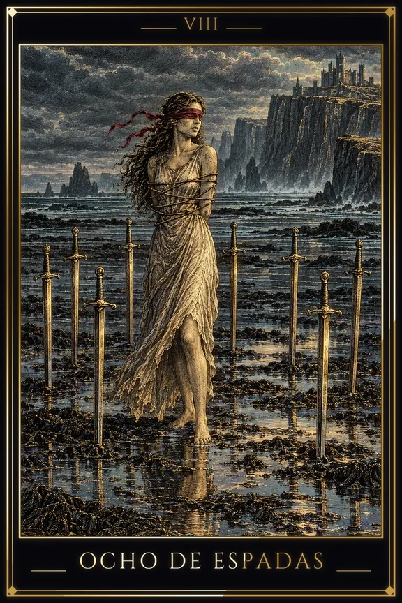 Eight of Swords tarot card