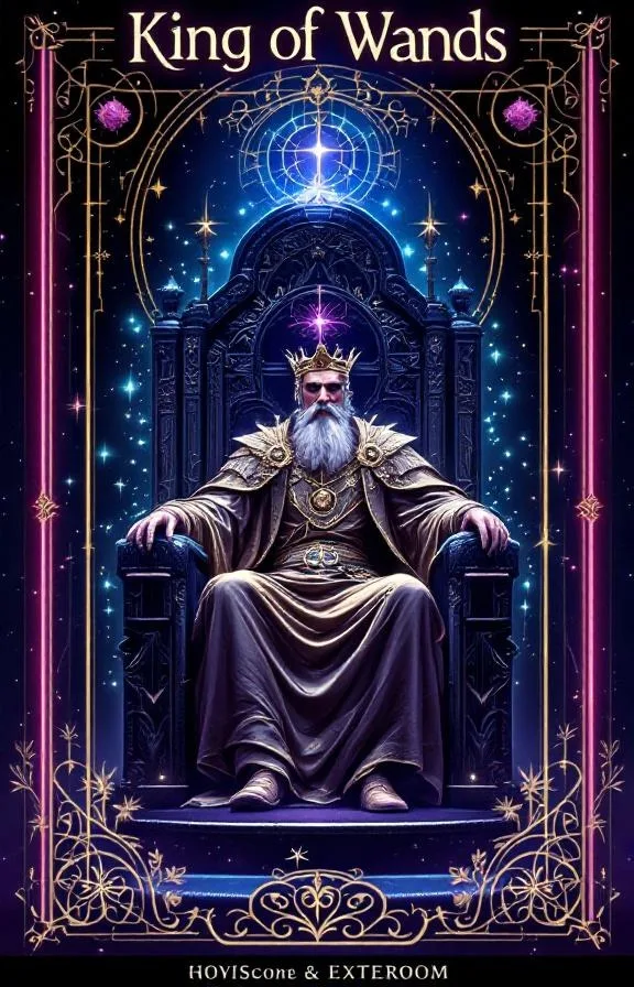 Roi de Bâtons tarot card — Minor Arcana