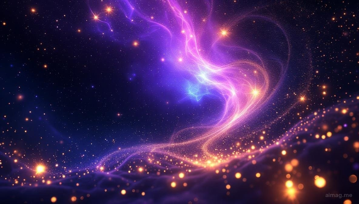 Tarot cards surrounded by evergreen garlands, golden ornaments and warm candlelight on a wooden surface, blending Christmas warmth with mystical reflection