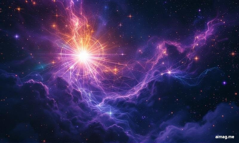 Ace of Wands at a Glance — a living wand sprouting leaves held by a hand from the clouds above a green valley