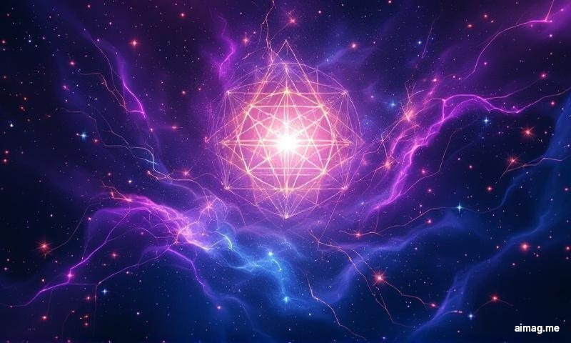 What Does the Ace of Wands Mean — yod-shaped sparks falling like seeds of creative potential over a fertile landscape