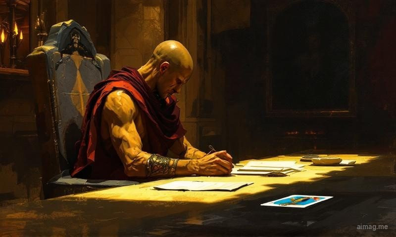 Supporting Aries tarot cards — The Emperor, Ace of Wands, King of Wands, and The Chariot arranged around a central flame, each glowing with fire energy