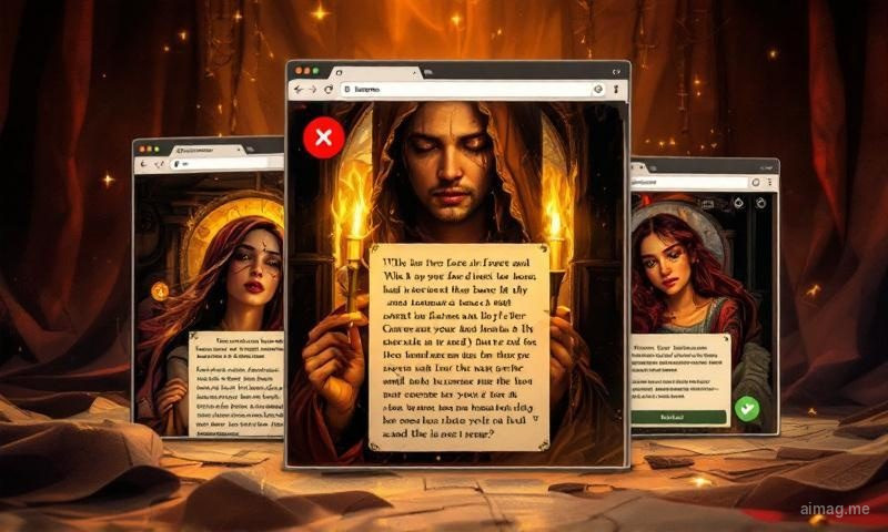 A notebook open next to a laptop showing a tarot site, with handwritten comparison notes and star ratings visible on the notebook page