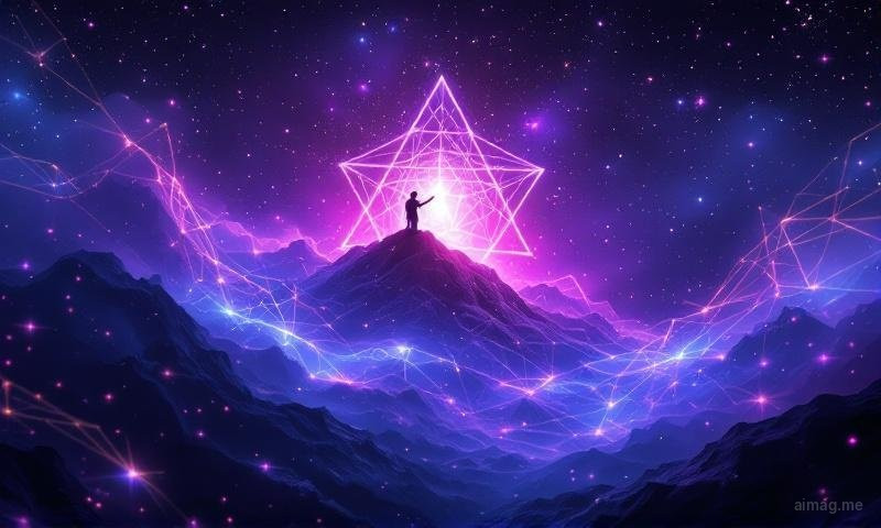 A symbolic landscape showing the progression from a single planted seed to a thriving estate, with each stage represented by a pentacle card's imagery