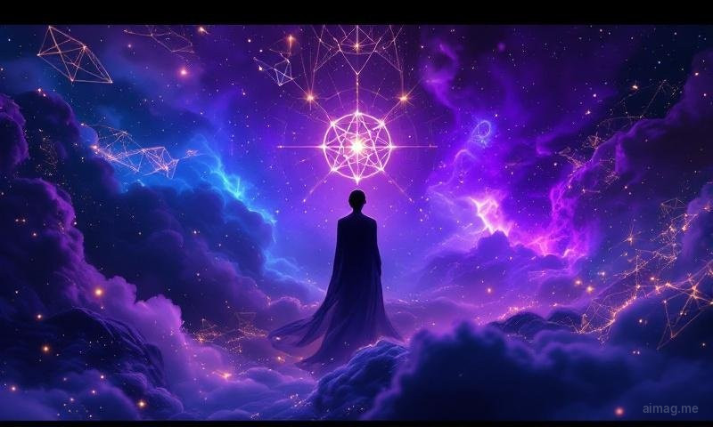 A visual metaphor for intuition — light passing through a prism that separates a single beam into distinct insights