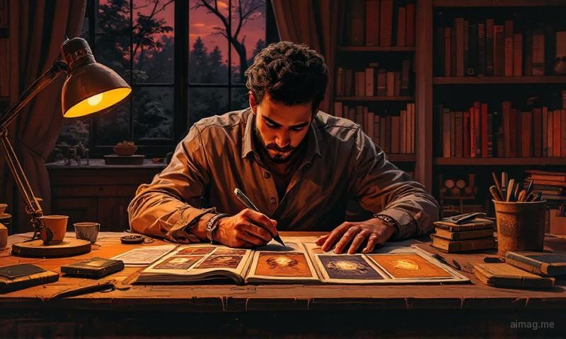 A contemplative arrangement of four major arcana cards, The Tower, Wheel of Fortune, The Star, and Temperance, laid out on a dark cloth with soft candlelight