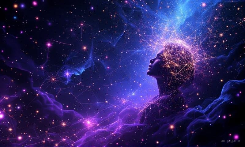 Five tarot cards arranged in a horizontal line on a dark surface with subtle directional arrows between them suggesting a narrative flow from left to right, soft warm light from one side