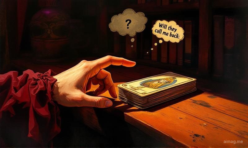 A tarot deck sitting untouched on a nightstand beside a glass of water and a closed journal, early morning light suggesting the wisdom of waiting until you are rested and clear