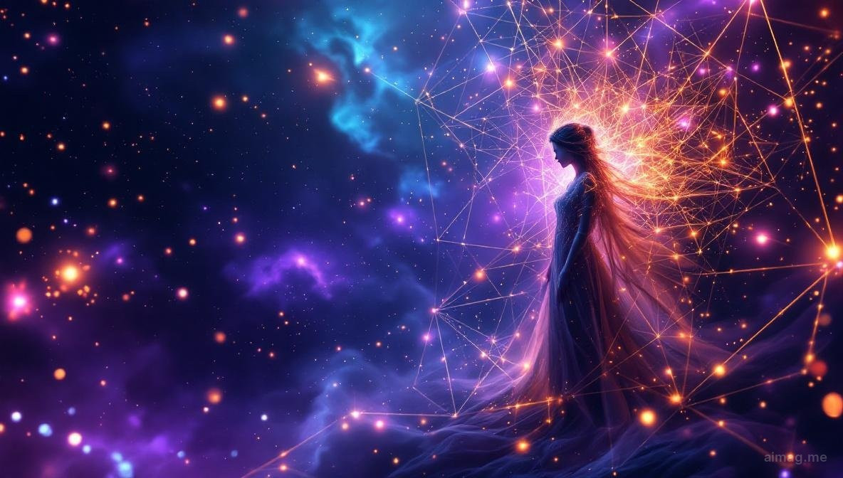 Karty tarota na ciemnej powierzchni w głębokich odcieniach karmazynu i czerni, pojedyncze pióro feniksa i tlące się żary, przywołujące transformacyjną intensywność sezonu Skorpiona