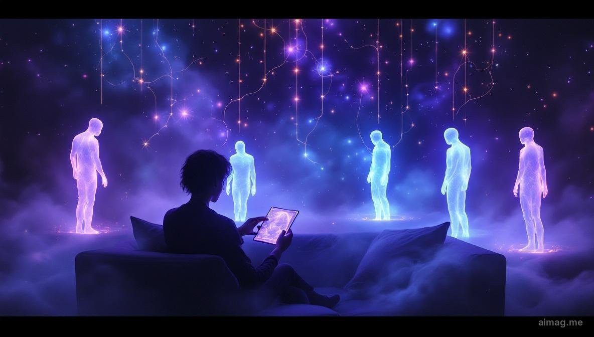 Two tarot cards reflecting different emotional states — one reaching out, one pulling away — symbolizing attachment patterns visible through card imagery