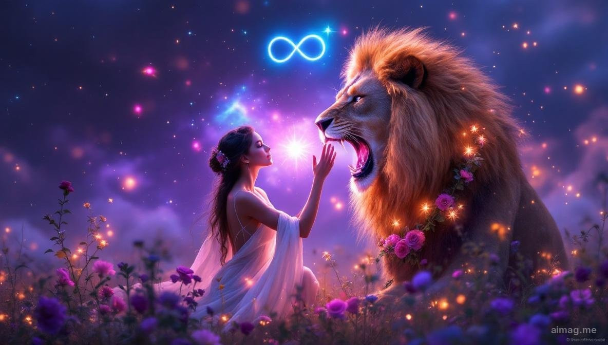 Two people sitting side by side holding a tarot card between them, wedding rings catching candlelight, in a warm lived-in room