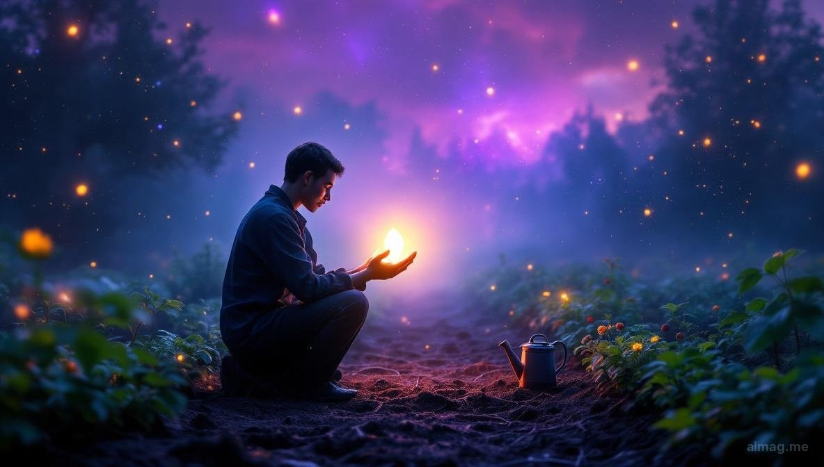 The Empress tarot card resting on soft fabric beside fresh flowers and warm light, evoking themes of fertility, creation, and the transition to parenthood