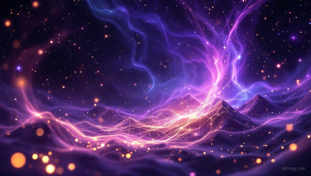 Karty tarota na białym wigilijnym obrusie obok opłatka, siana pod obrusem i zapalonych świec, ciepła atmosfera polskiej Wigilii łącząca tradycję z refleksją